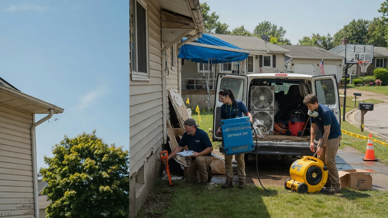 Ceiling Leak Cleanup in Idaville, IN near me